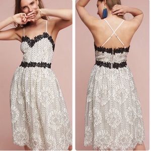 Anthropologie Erin + Ali Artemisa lace midi dress